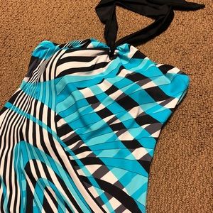 Longitude one piece bandeau strapless swimsuit